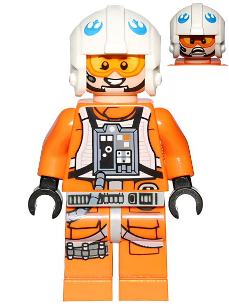 Минифигурка Lego Star Wars Rebel Pilot - Zin Evalon sw0761